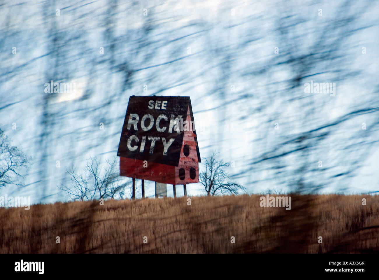 Billboard for See Rock City near Chattanooga TN USA Stock Photo Alamy