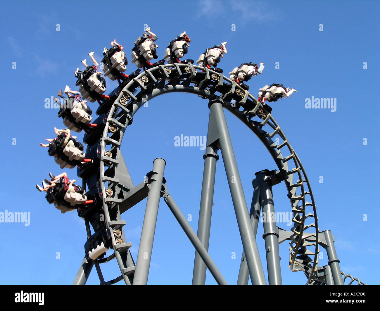 Fairground ride, photo by Bruce Miller Stock Photo Alamy