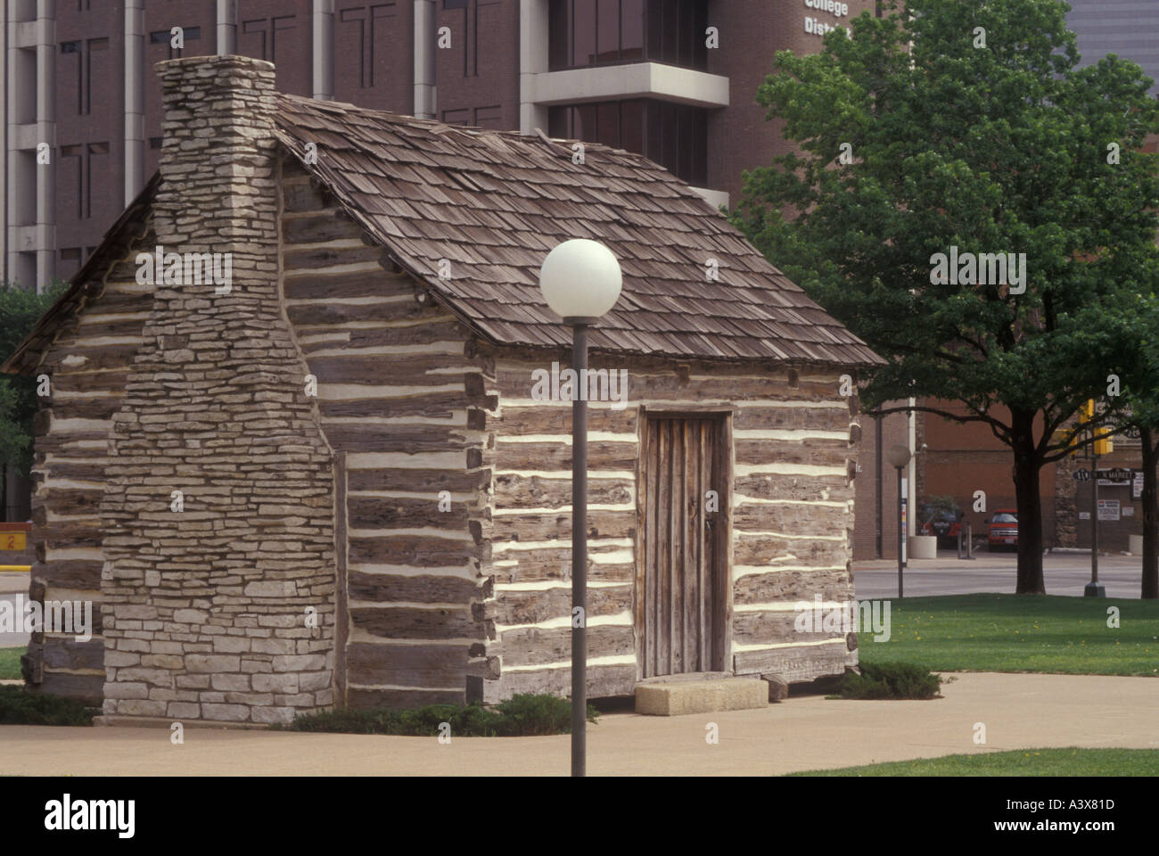 Historic Log Cabin Texas Stock Photos Historic Log Cabin Texas