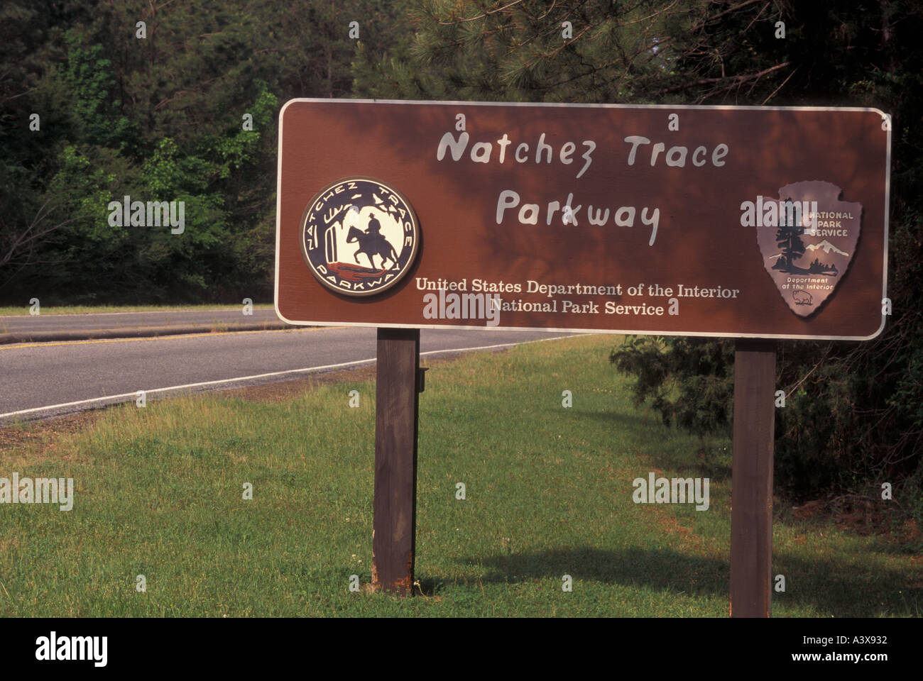 Mississippi natchez trace hi-res stock photography and images - Alamy