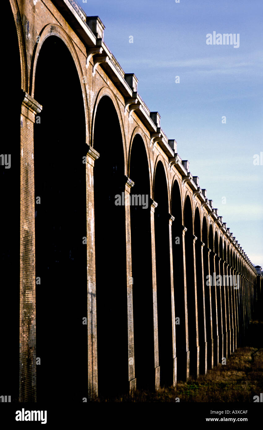 Railway viaduct at Balcombe Sussex Stock Photo