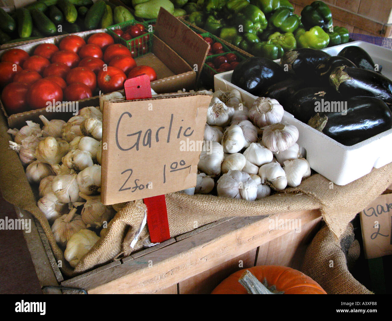 Eating produce for human food for sale in the southern USA New Orleans