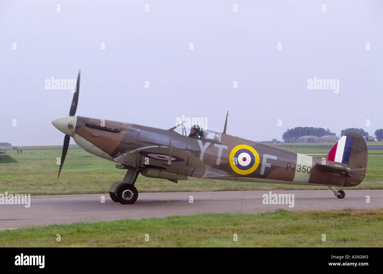 VS Spitfire 2A Battle of Britain Memorial Flight.   GAV 2161-230 Stock Photo