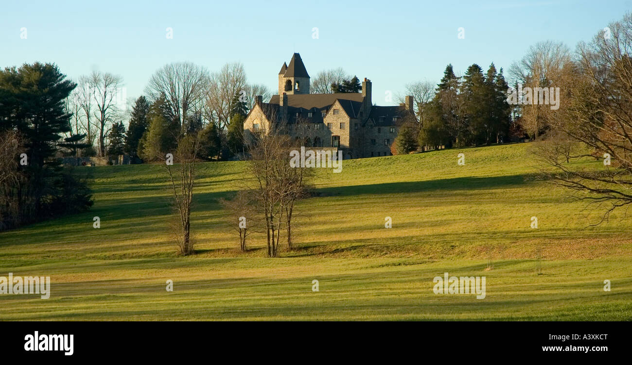 A manor house at the Bryn Athyn Cathedral, Bucks County