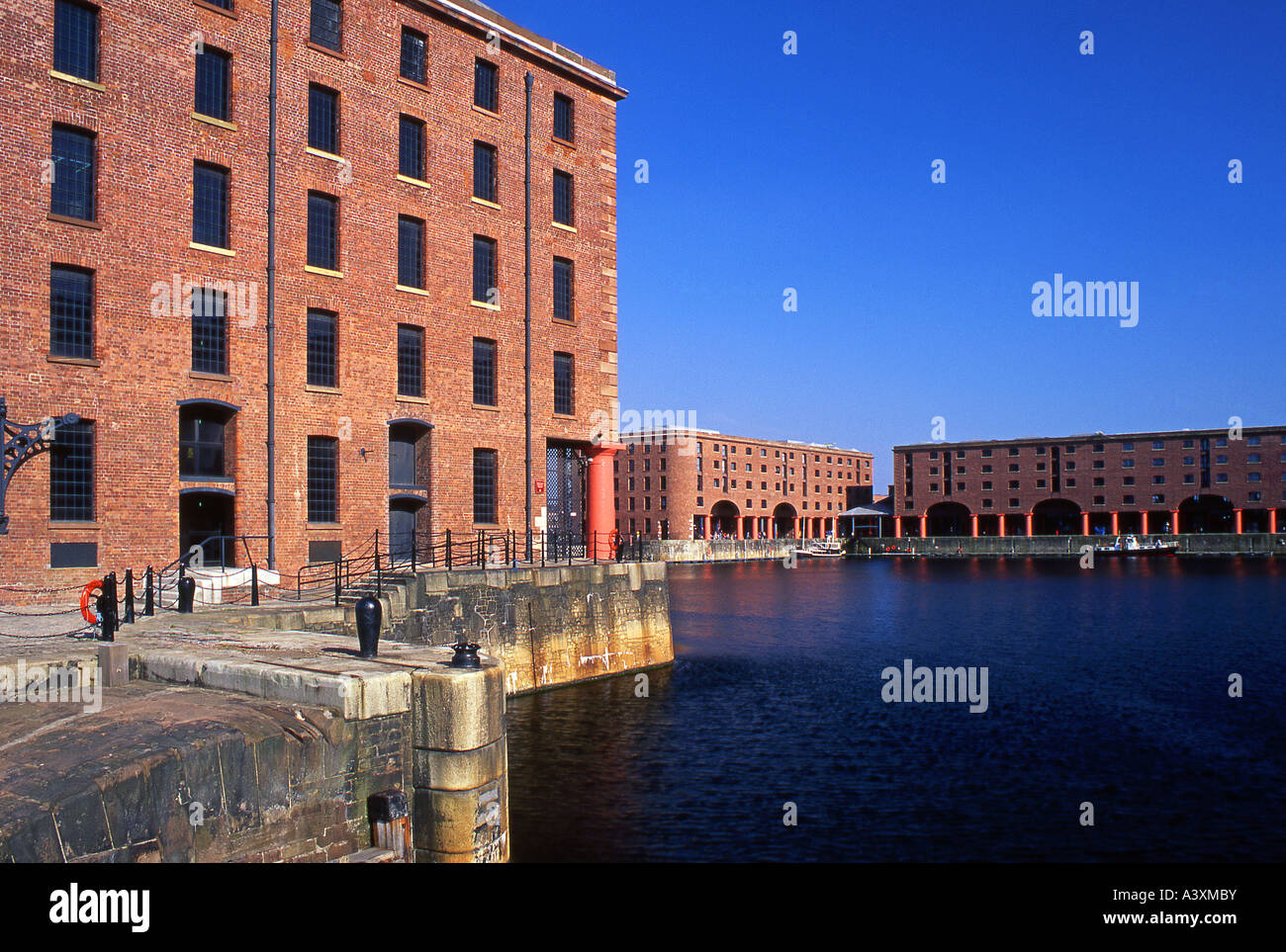 The Albert Dock, Liverpool, Merseyside, England, UK Stock Photo