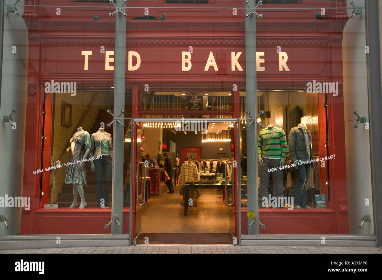 Ted Baker shop in Manchester city centre, UK Stock Photo - Alamy