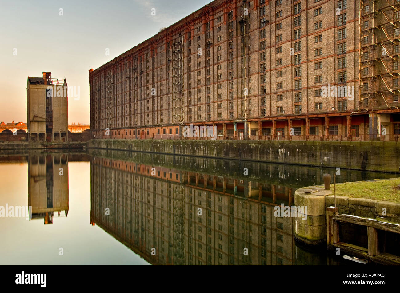 Old Tobacco Warehouses at Stanley Dock, Liverpool, Merseyside, England, UK  Stock Photo