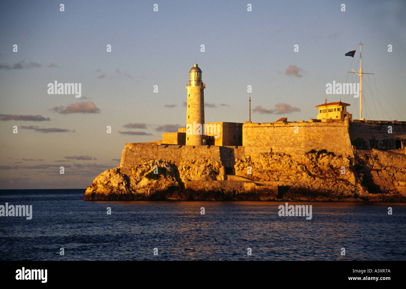 El Morro on a sunny day, Havana, Cuba - Castillo de los Tre…