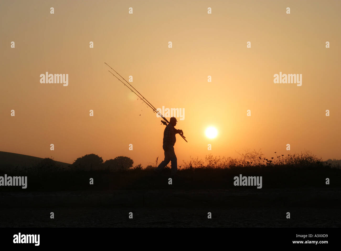 fisherman Stock Photo