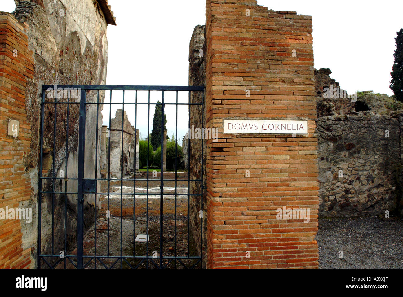 Italy Pompeji Stock Photo