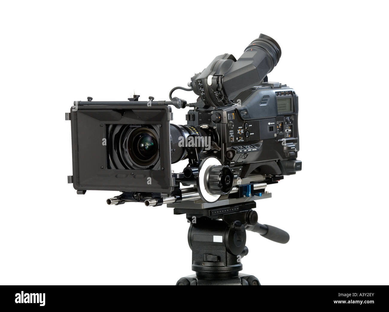 Sony Professional Broadcast HD Video Camera on a white background i.e