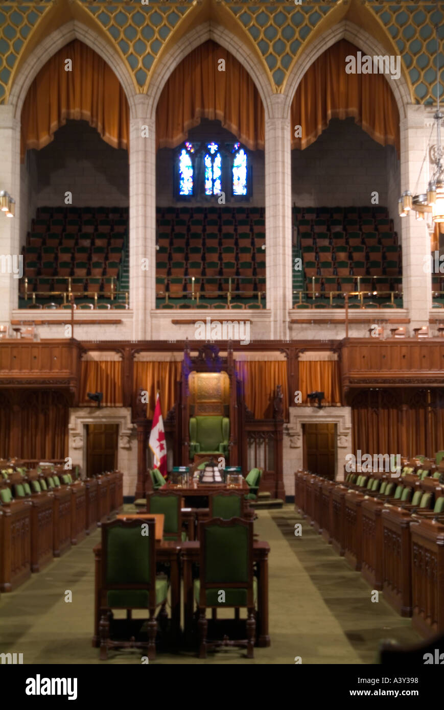 House of Commons interior Canada Ottawa Stock Photo Alamy