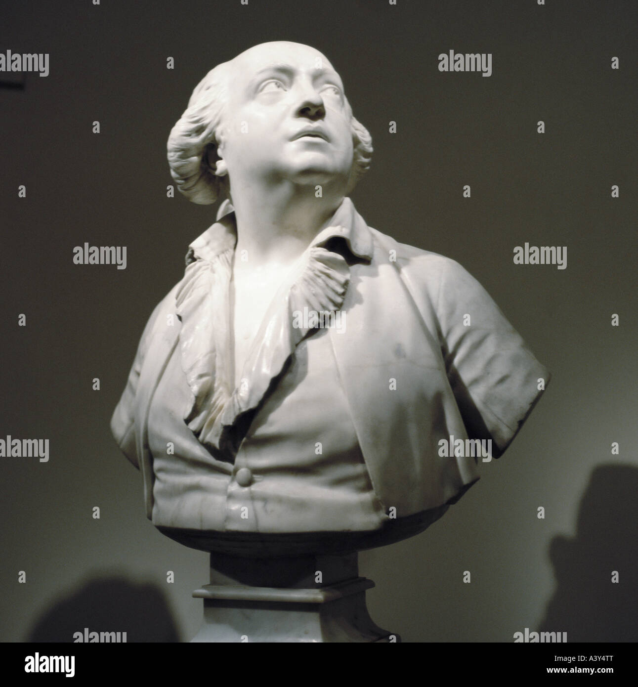 Cagliostro, Alessandro Count di, birth name Giuseppe Balsamo, 8.6.1743 - 26.12.1795, Italian adventurer and alchemist, bust, by Stock Photo