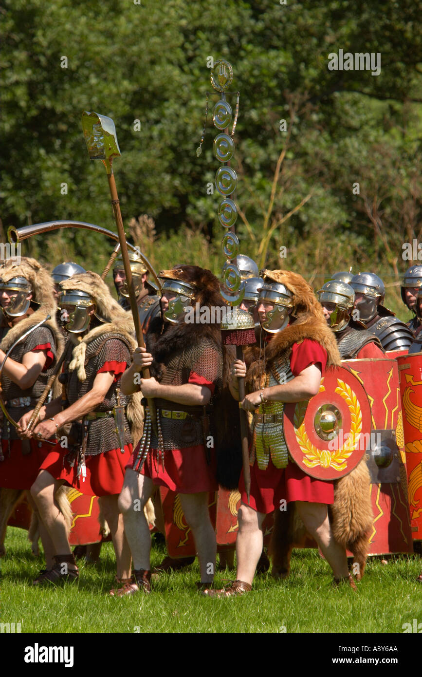 Ermine Street Guard Marching At Stoneleigh 2004 Stock Photo - Alamy