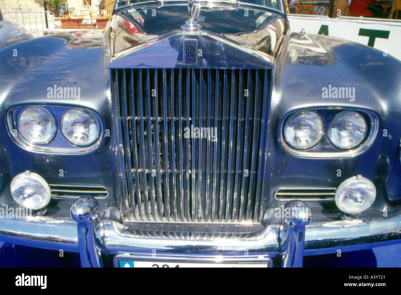 the famous british classic car rolls royce Stock Photo Alamy