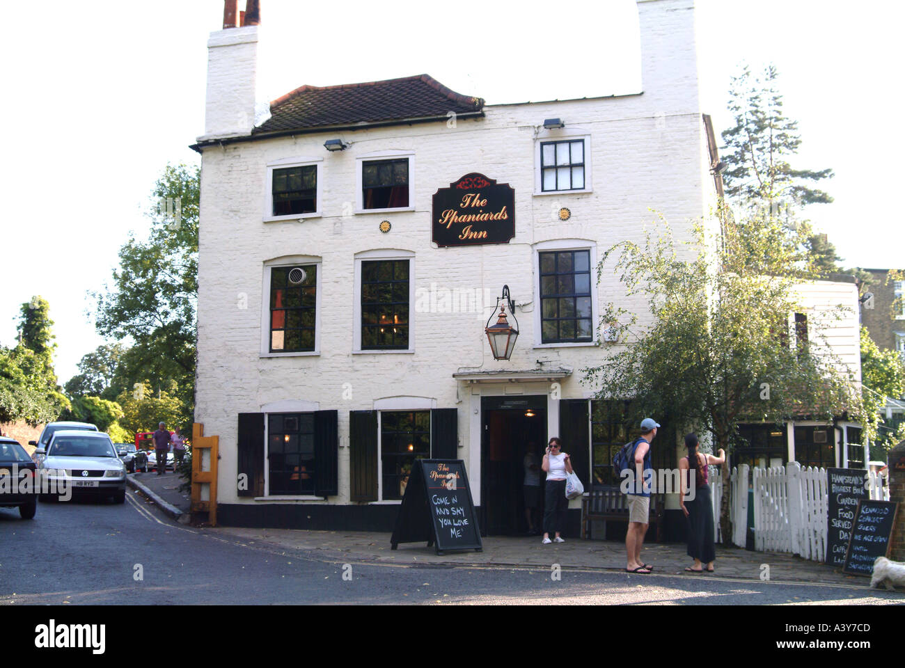 England London Spaniards Inn in Hampstead Stock Photo