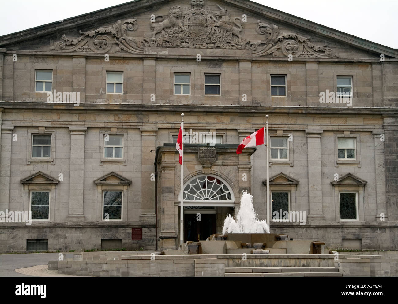 Front entrance residence Governor General of Canada Rideau Hall Ottawa