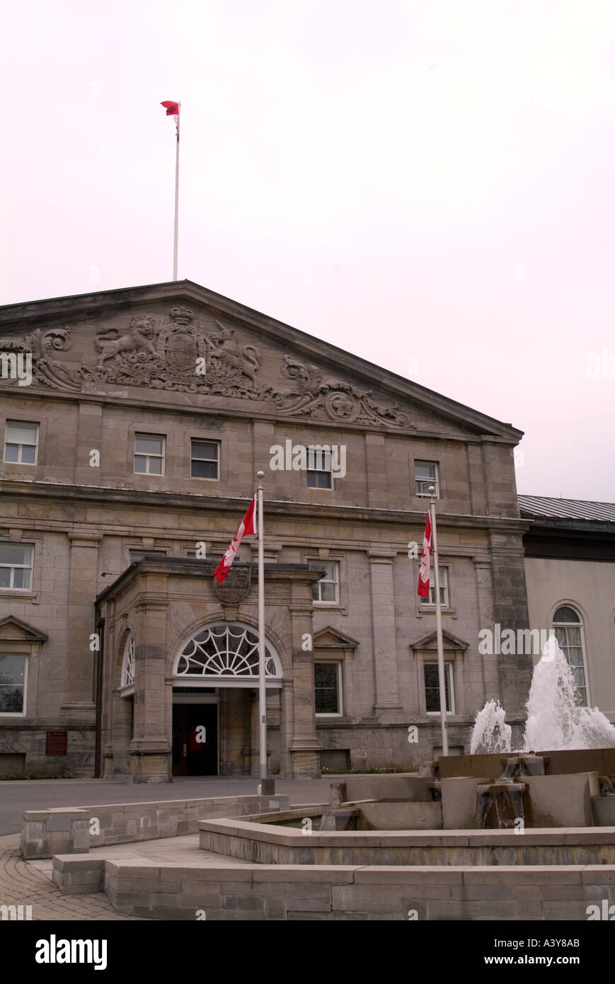 Front entrance residence Governor General of Canada Rideau Hall Ottawa