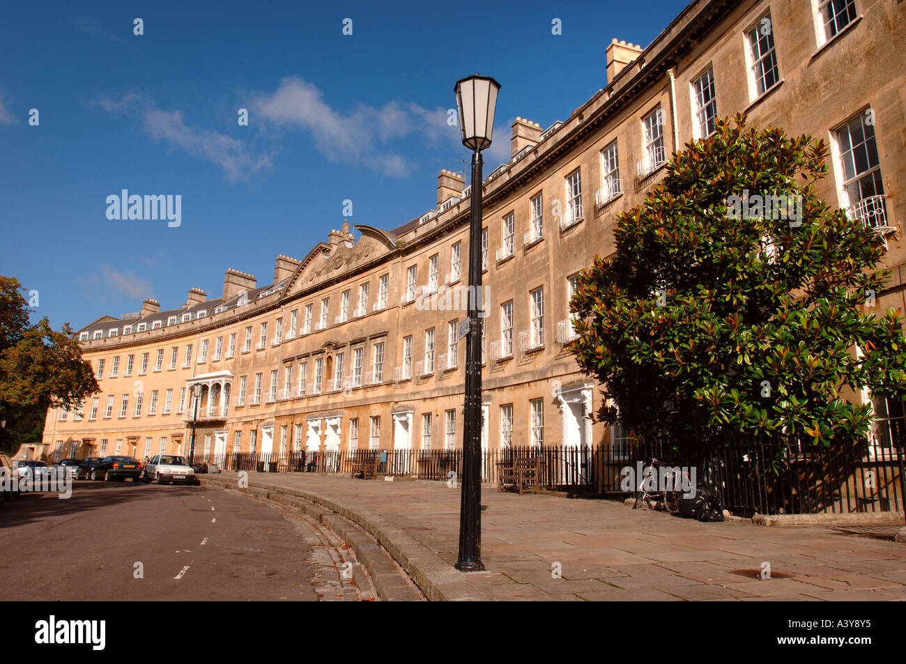 SOMERSET PLACE IN BATH UK Stock Photo