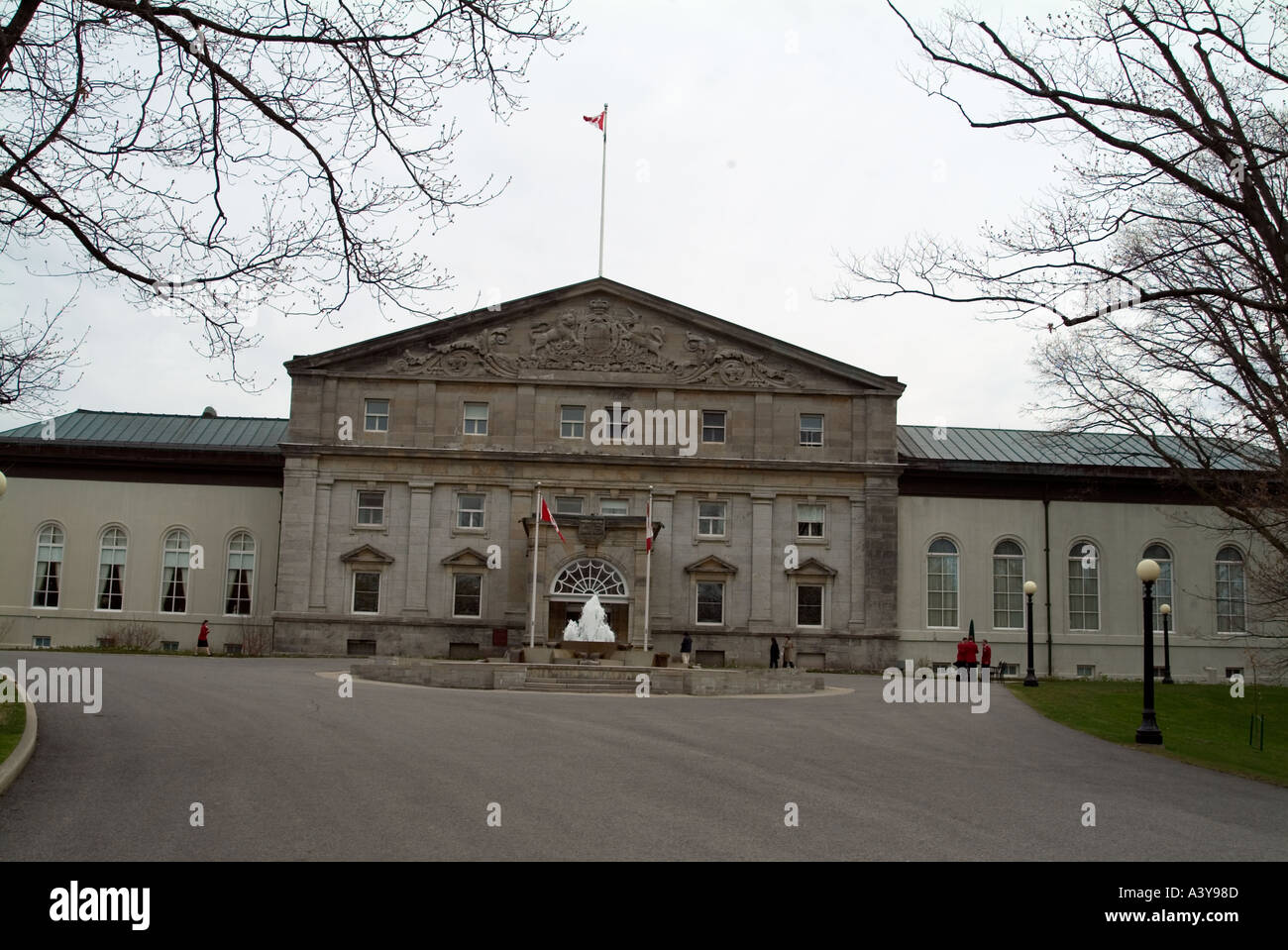 Front entrance residence Governor General of Canada Rideau Hall Ottawa