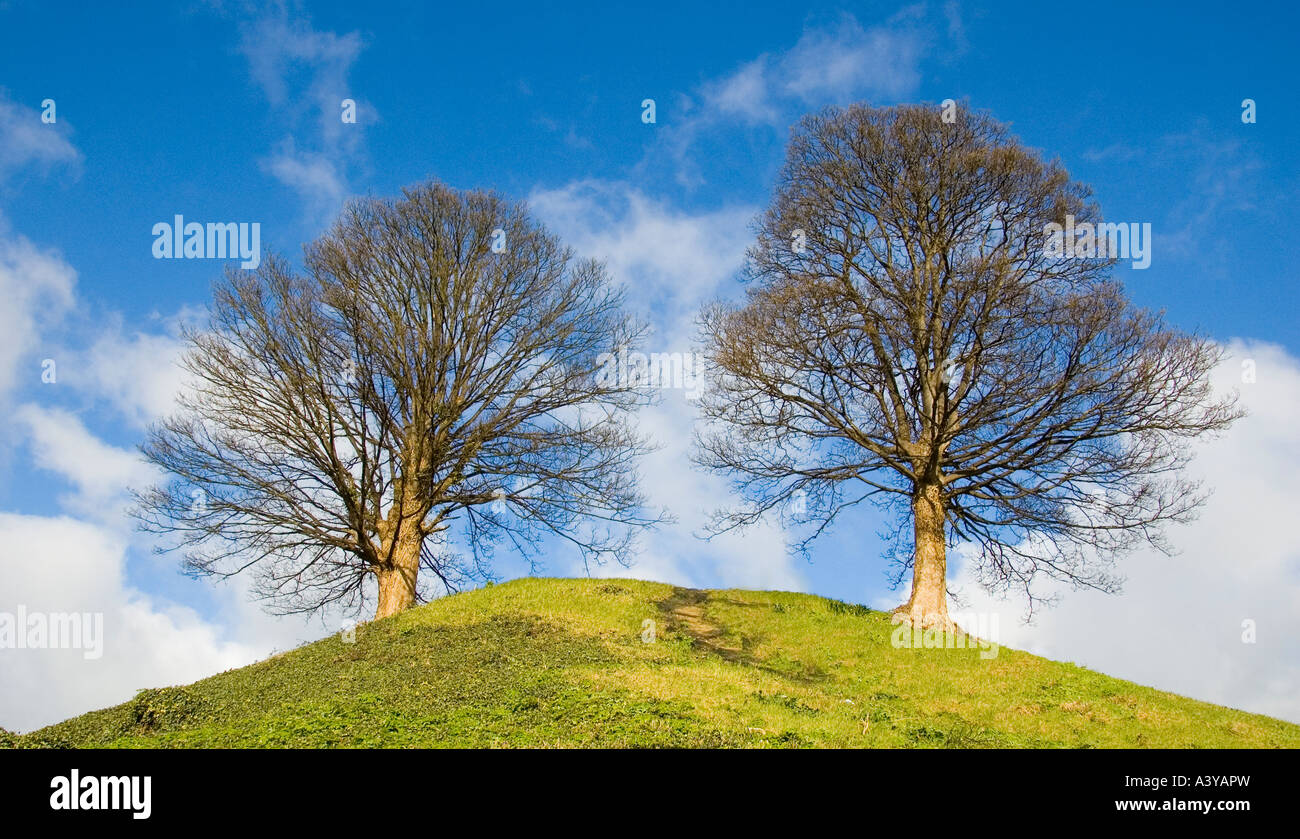 Oxford Castle Mound Stock Photo