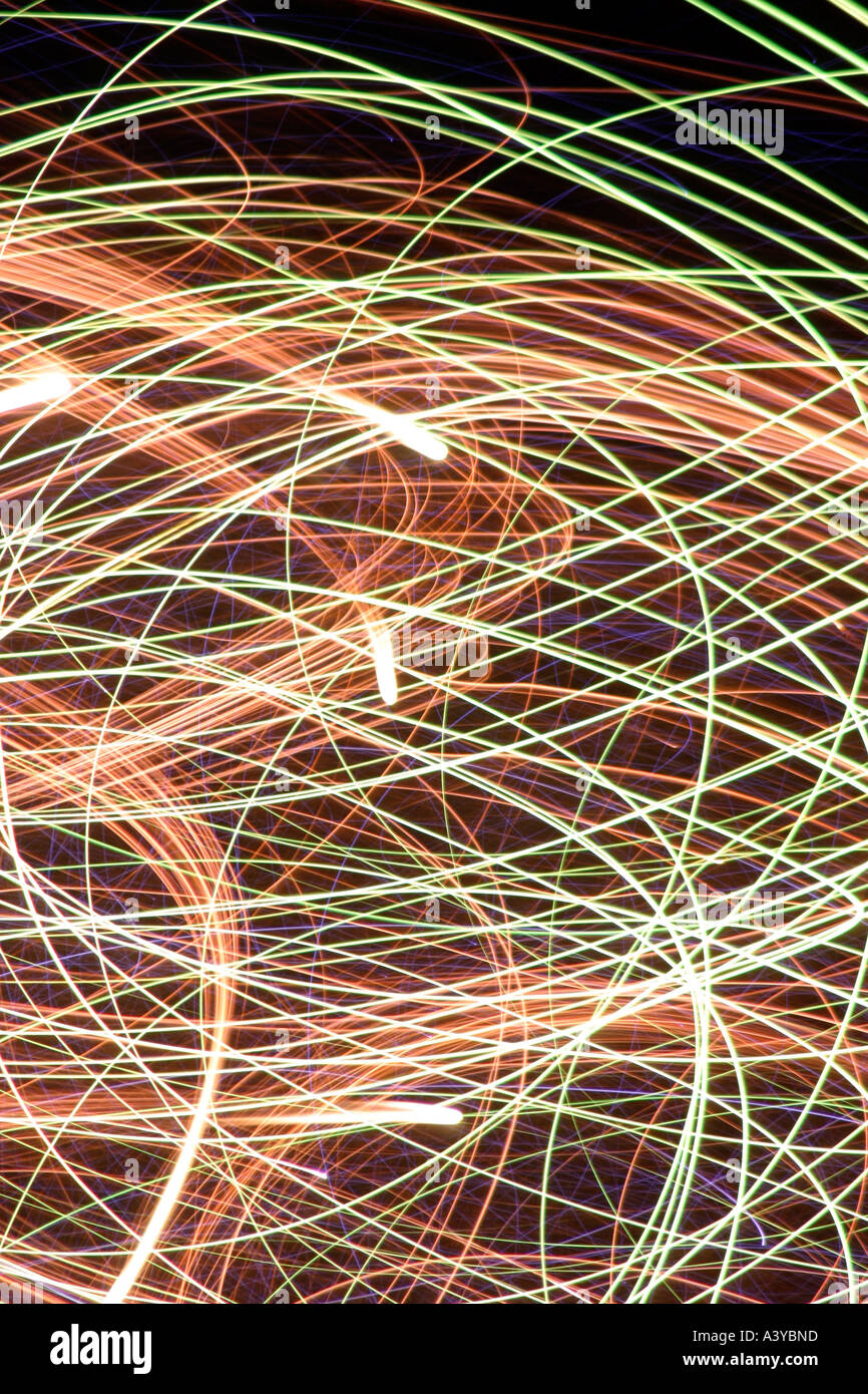 Light Trails for Background Stock Photo - Alamy