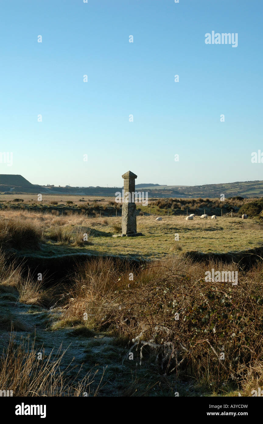 Charlotte Dymond monument on Bodmin Moor Cornwall Stock Photo Alamy