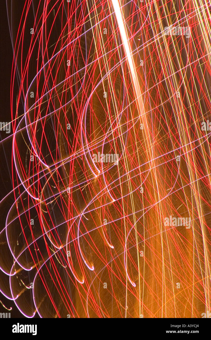 Light Trails for Background Stock Photo - Alamy