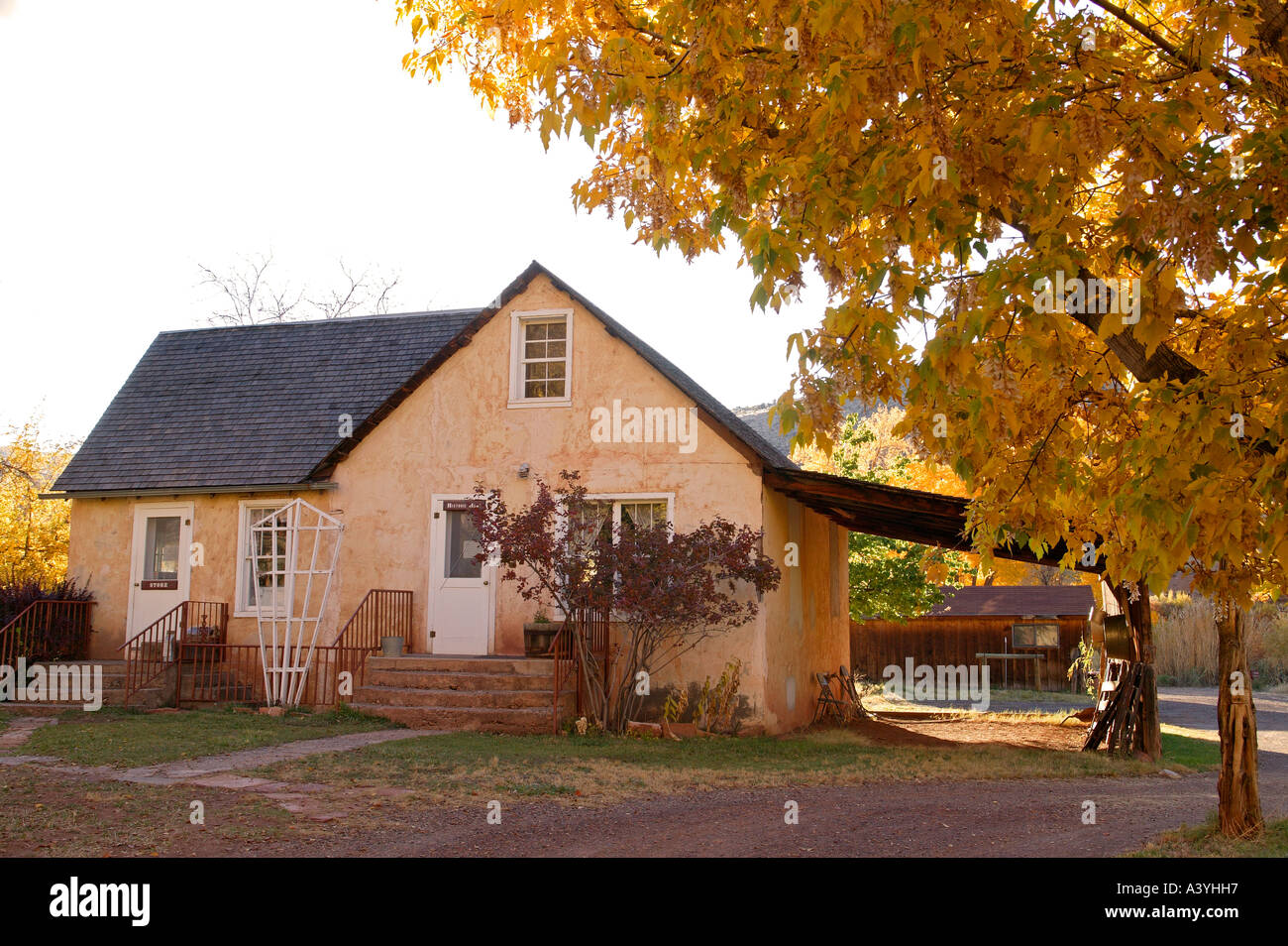 Gifford farm house Capitol Reef National Park Utah Stock Photo Alamy