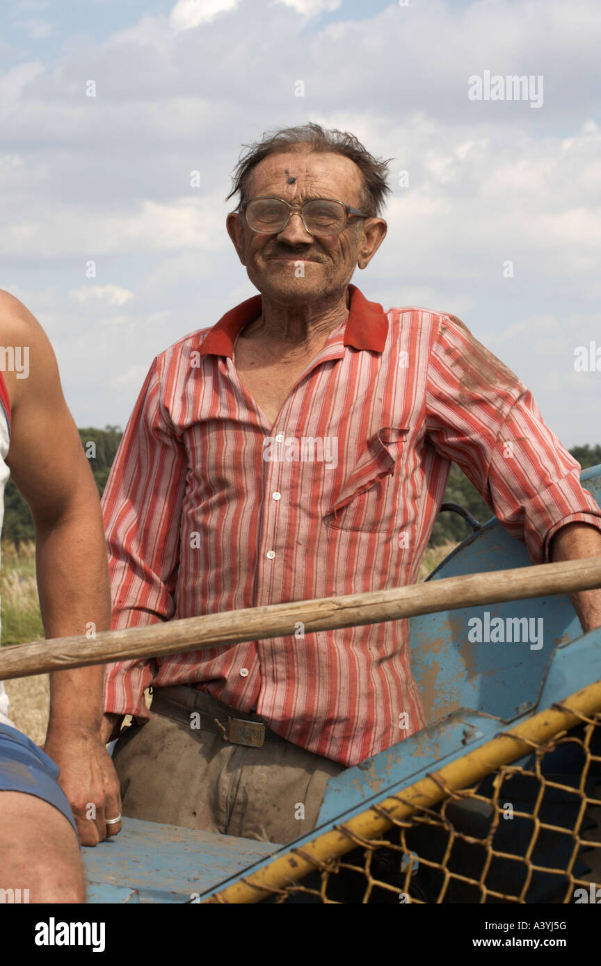 Portraits of farm workers Stock Photo