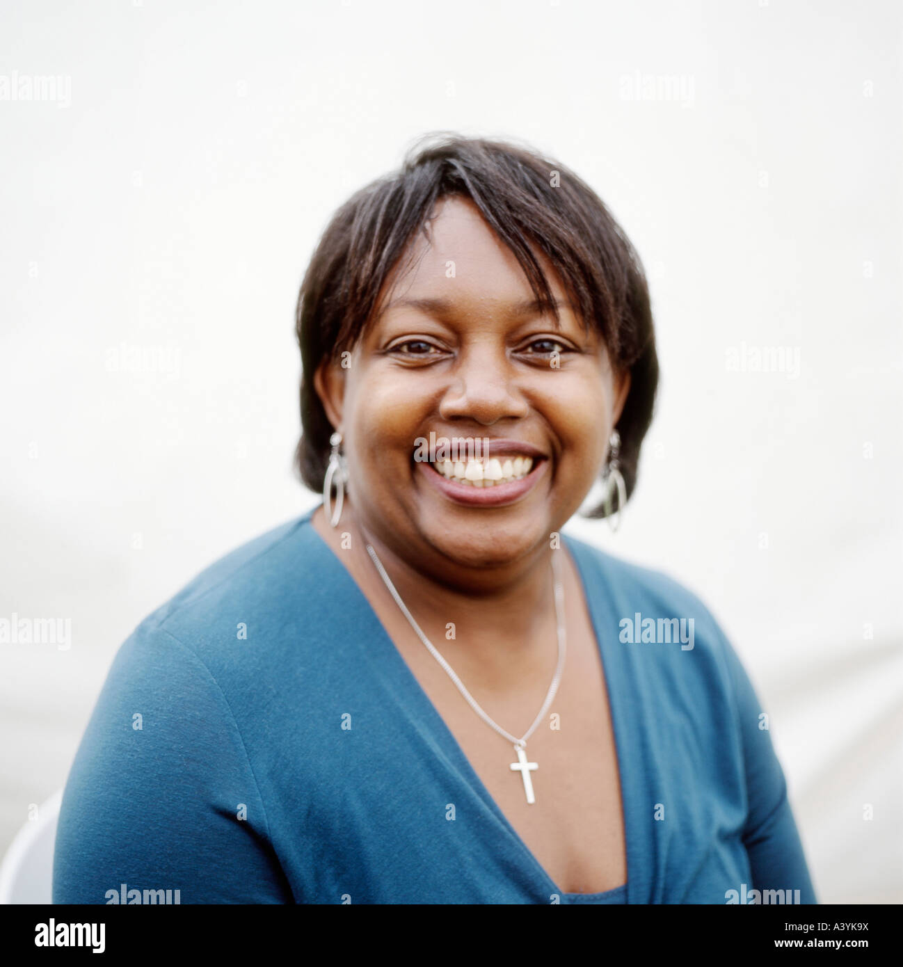 British woman female author Malorie Blackman at the Hay Festival Hay-on-Wye Wales UK Great Britain     KATHY DEWITT Stock Photo