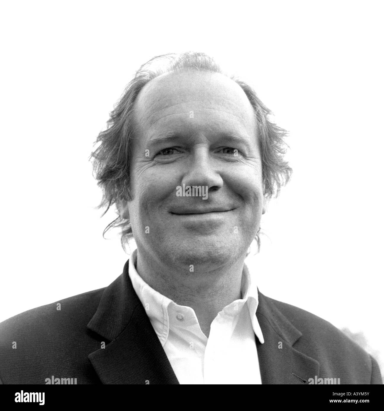 William Boyd at the 2002 Hay Festival in Hay on Wye Wales UK  KATHY DEWITT Stock Photo