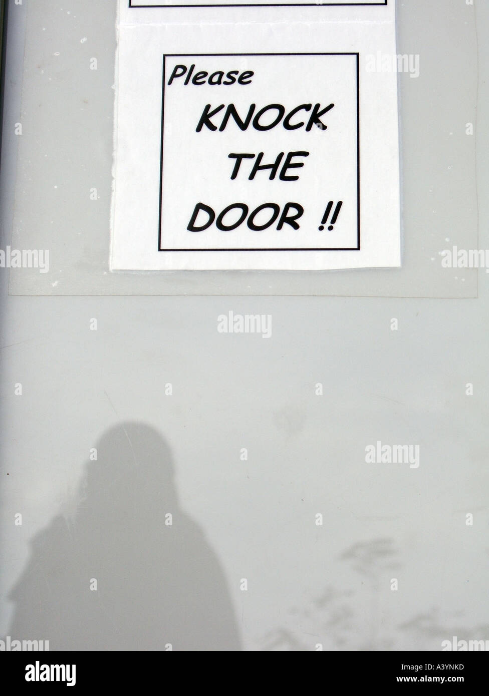 Knock The Door Sign Stock Photo 6220540 Alamy