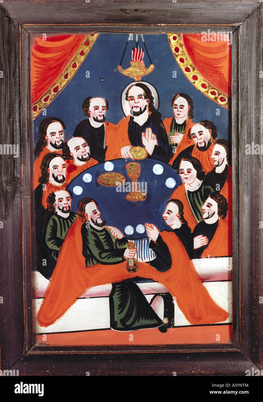 fine arts, religious art, Jesus Christ, passion, last supper, painting