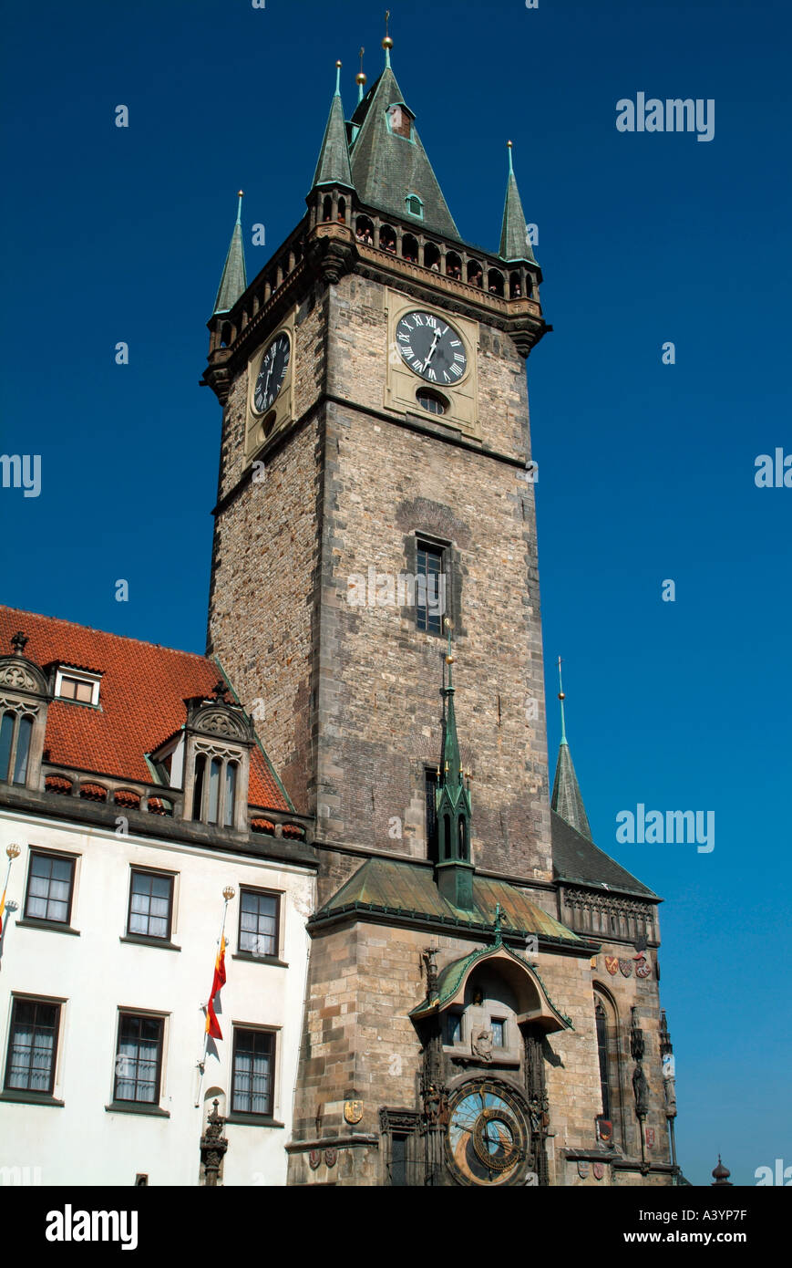 Old Town Hall Prague Czech Republic Stock Photo Alamy
