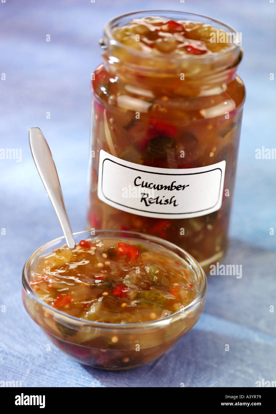 CUCUMBER RELISH Stock Photo