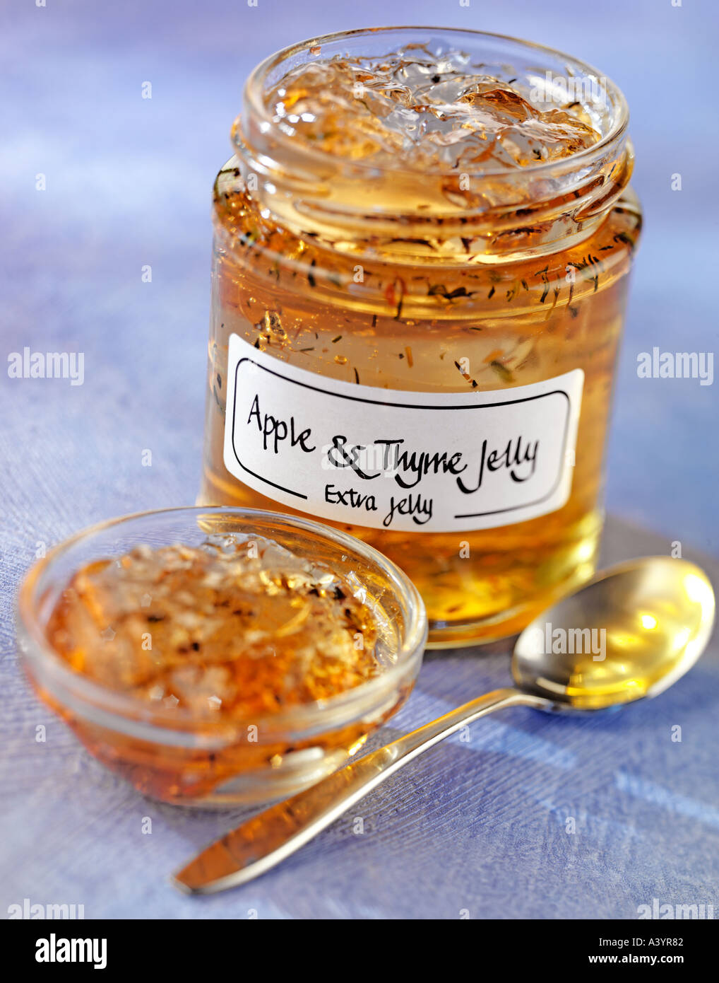 APPLE AND THYME JELLY Stock Photo Alamy
