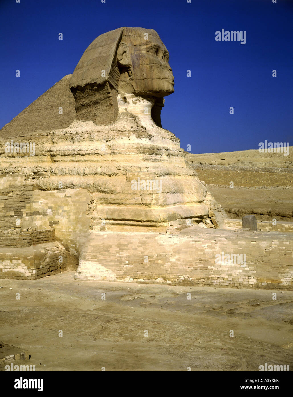 travel /geography, Egypt, Giza, great sphinx from south, circa 2700 ...