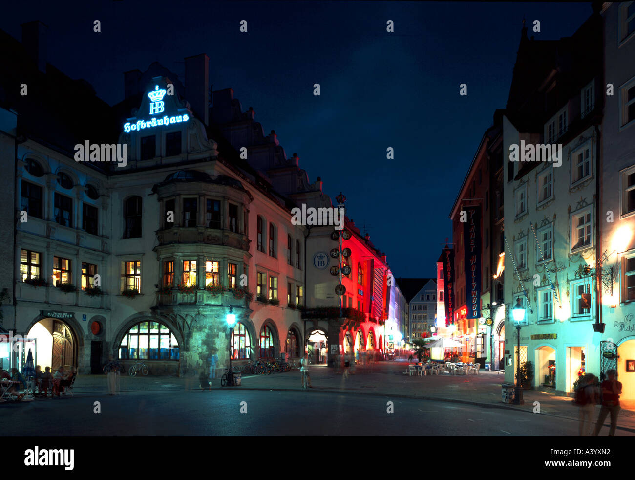 Munich at night Stock Photo - Alamy