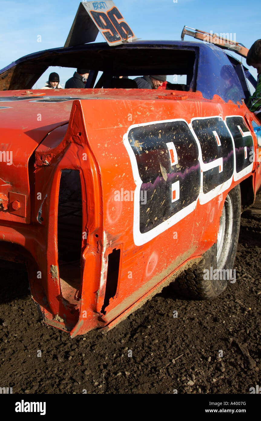 Cadillac, demo, derby, car Stock Photo Alamy