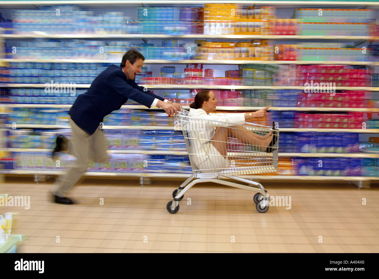 running to the store