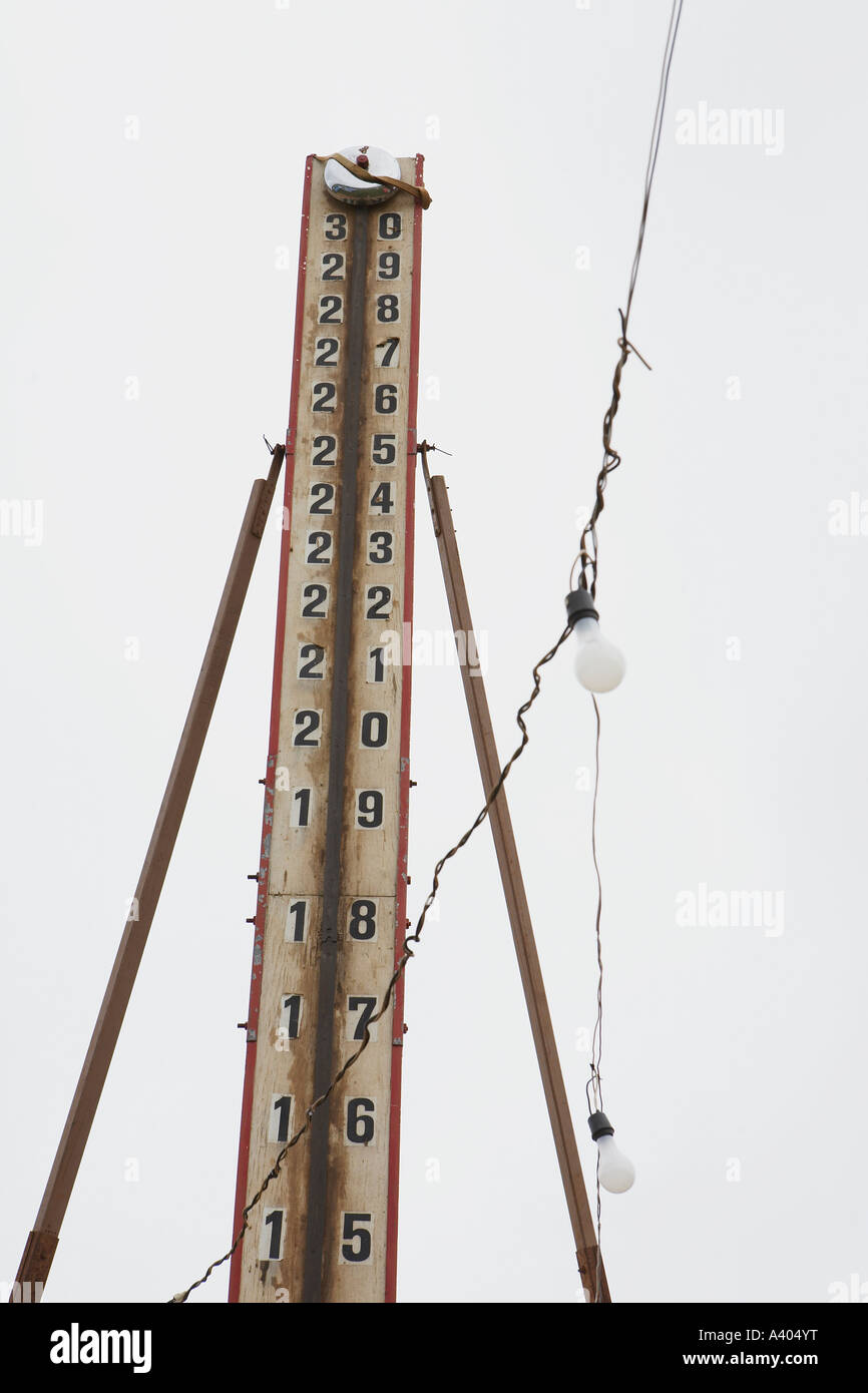 A bell ringing activity at a small town fair Stock Photo - Alamy