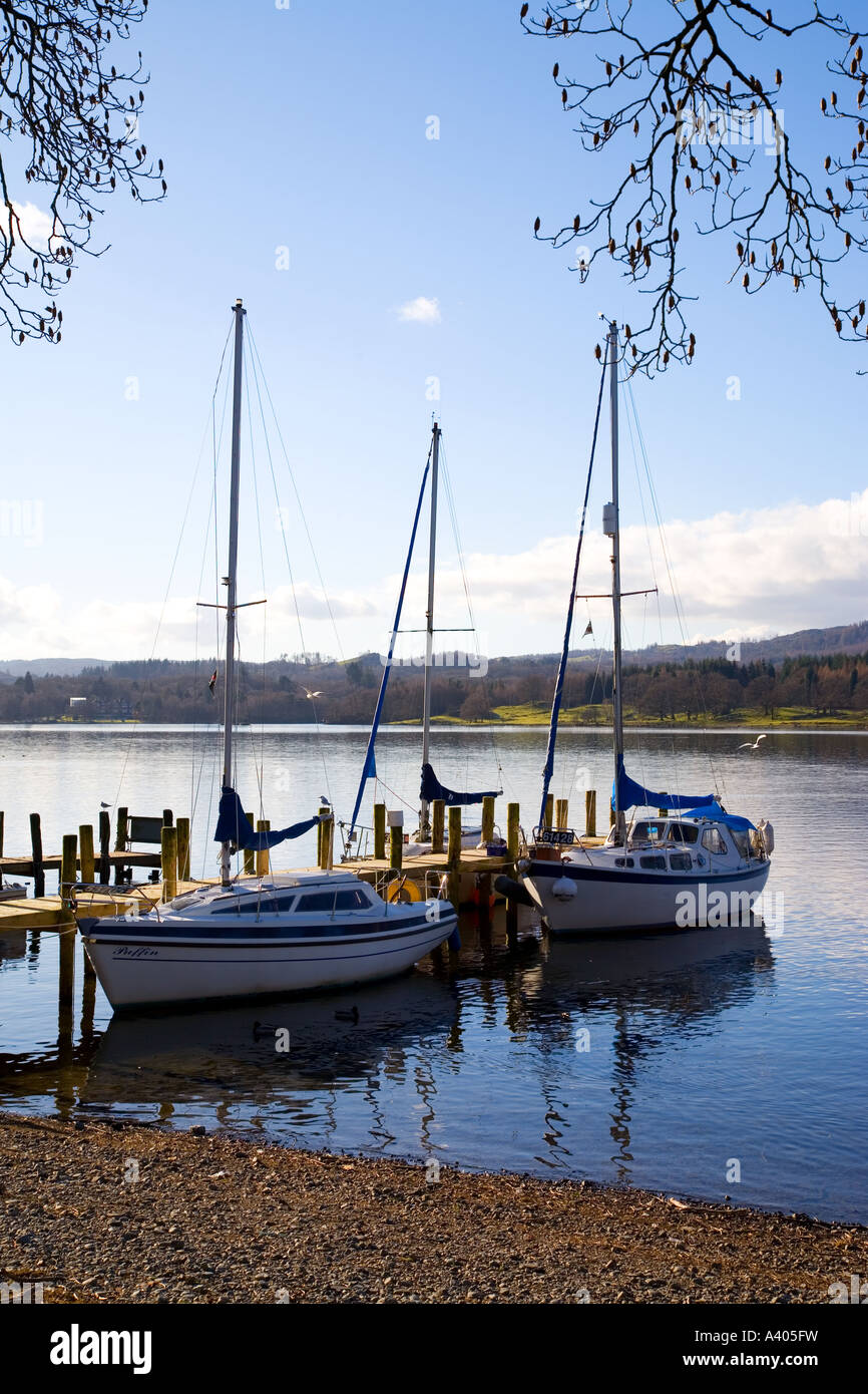 Lake Windermere, Lake District, Cumbria, England, UK. Stock Photo