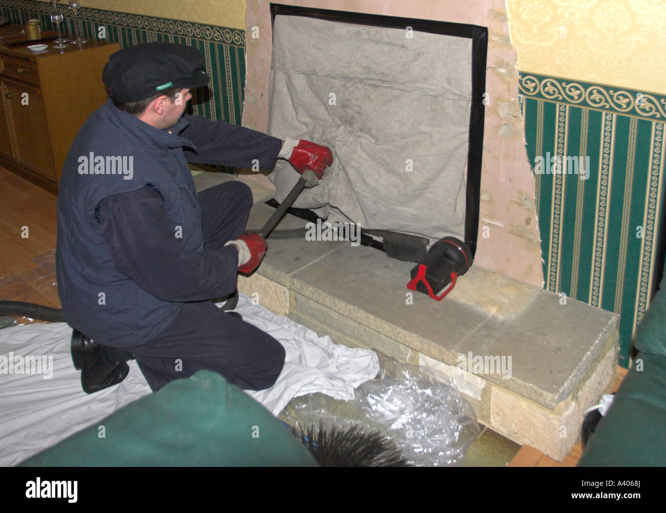 Chimney sweep brush hires stock photography and images Alamy