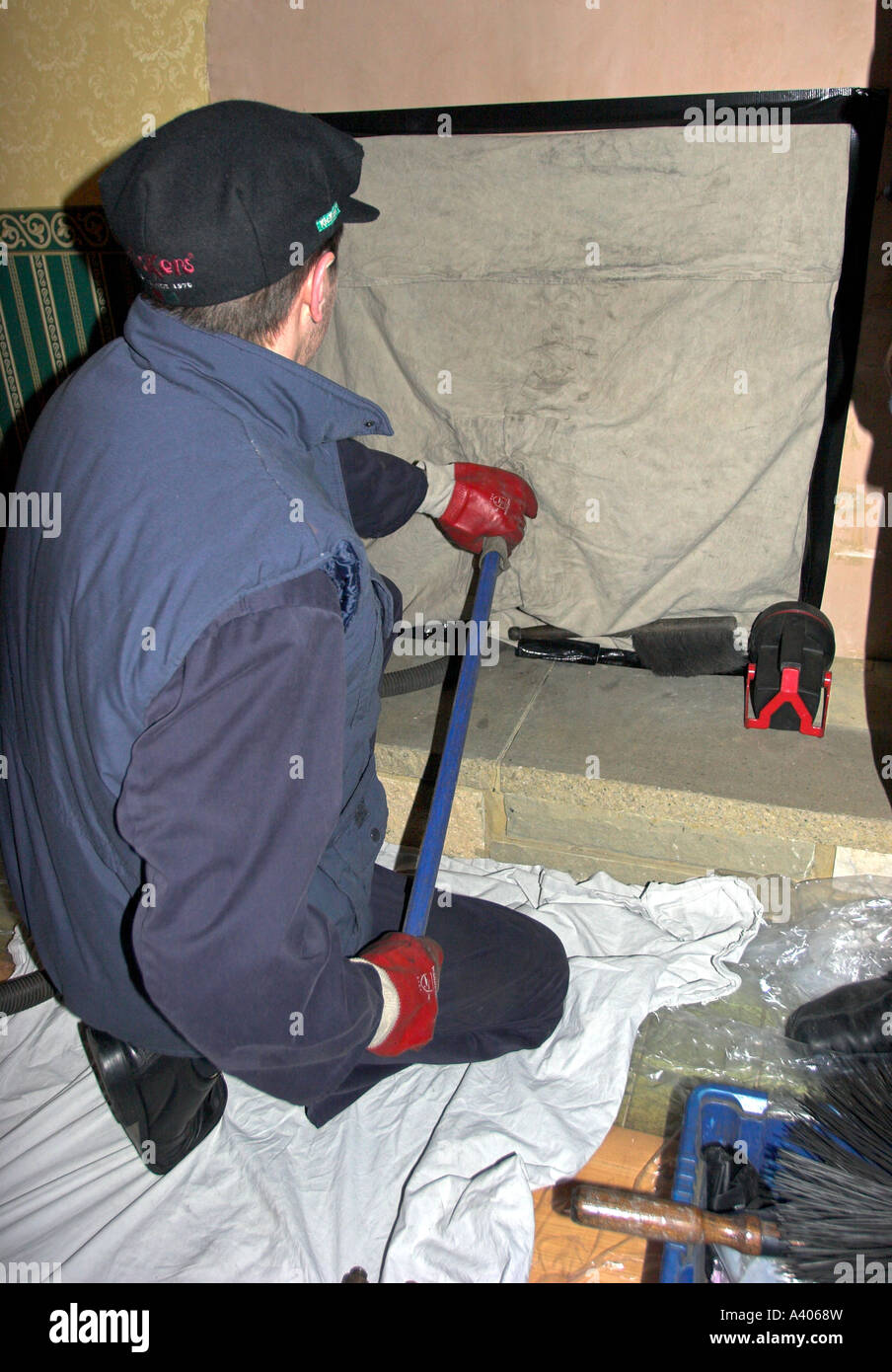 Chimney sweep brush hires stock photography and images Alamy