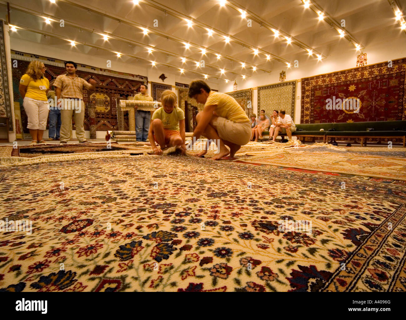 Turkey Carpet Factory Stock Photo 10891287 Alamy
