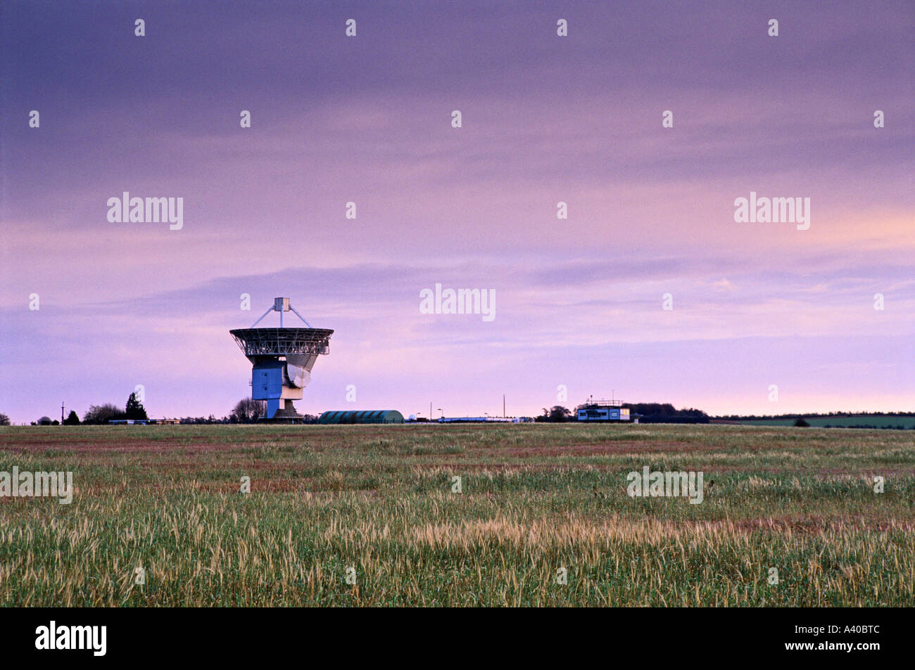 Chilbolton Telescope Hampshire UK Stock Photo