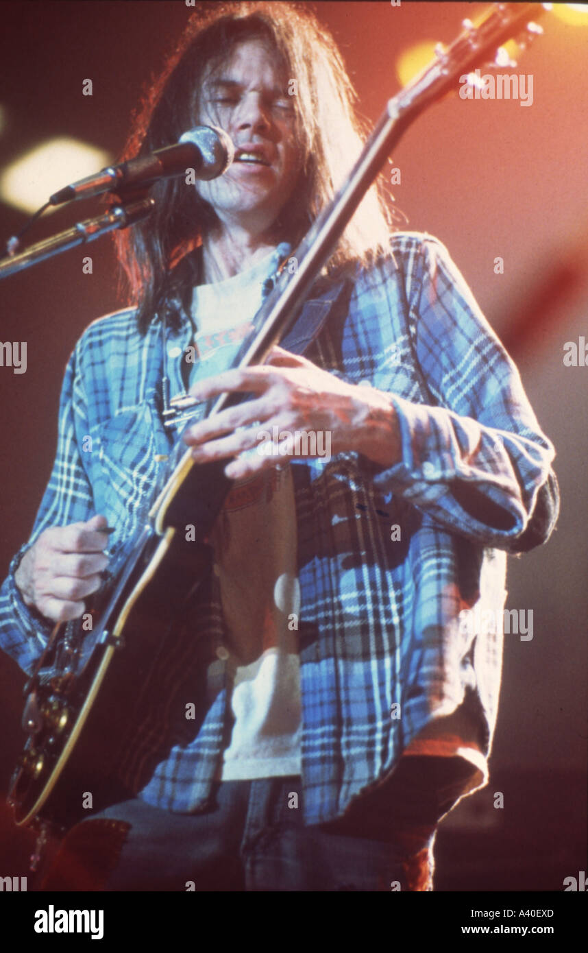 NEIL YOUNG US musician Stock Photo