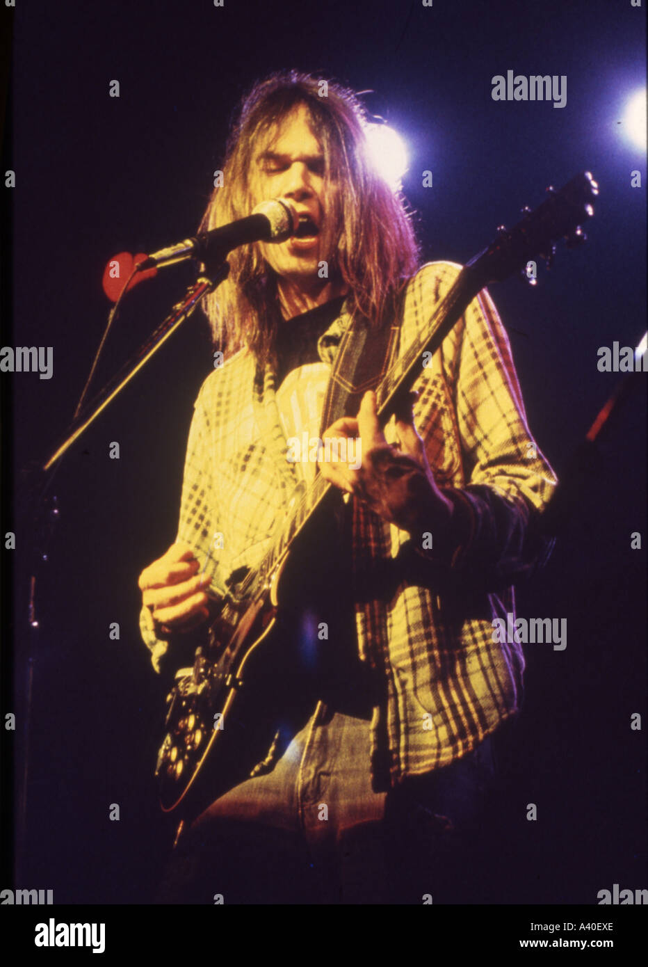 NEIL YOUNG US musician Stock Photo