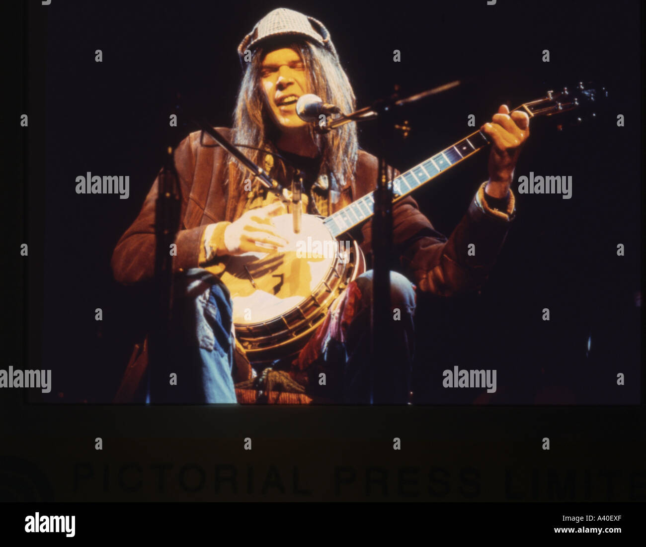 NEIL YOUNG US musician Stock Photo